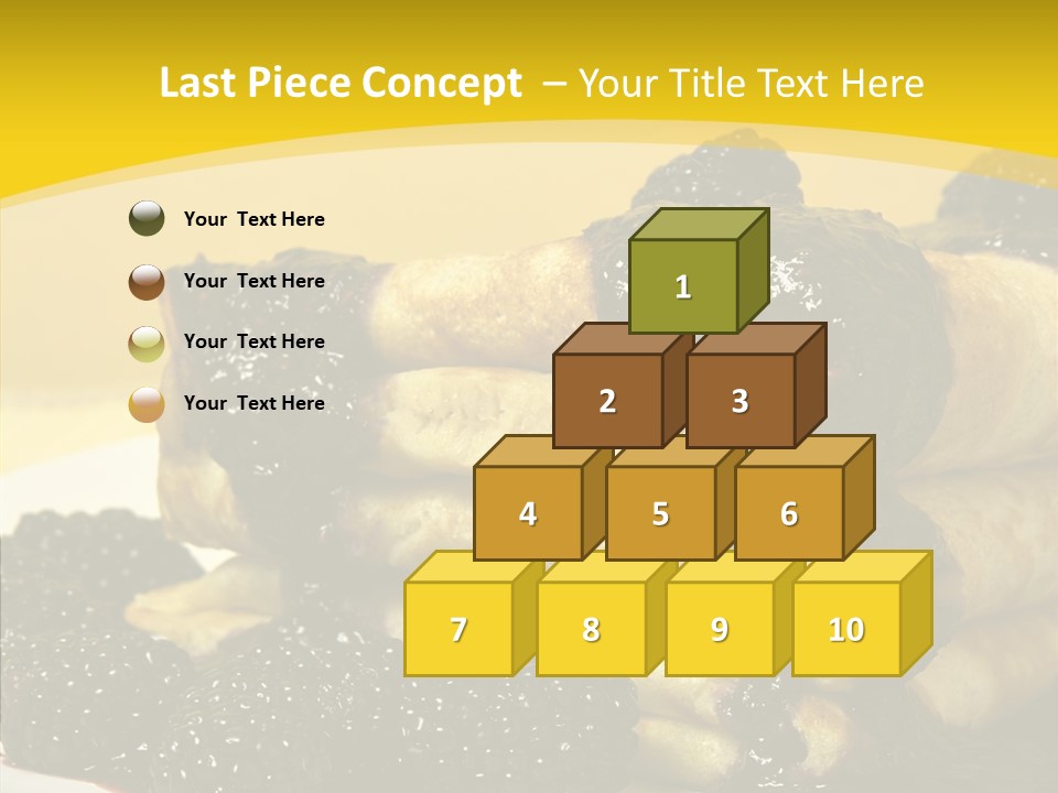 Garnish Blini Cake PowerPoint Template