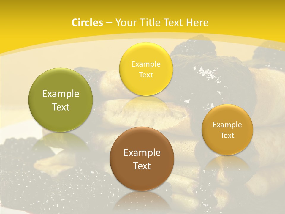 Garnish Blini Cake PowerPoint Template