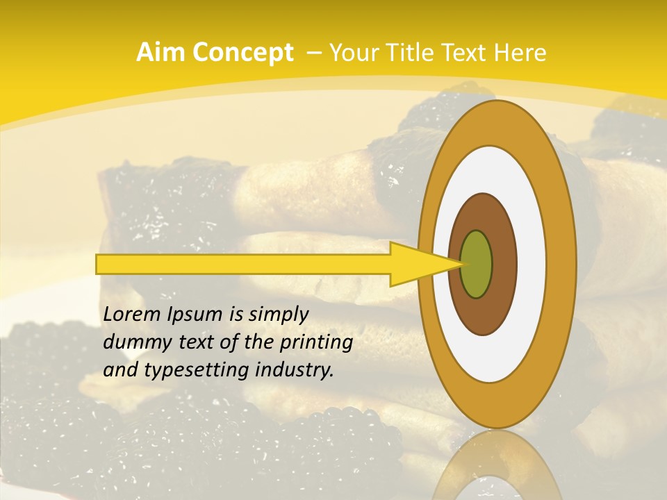 Garnish Blini Cake PowerPoint Template