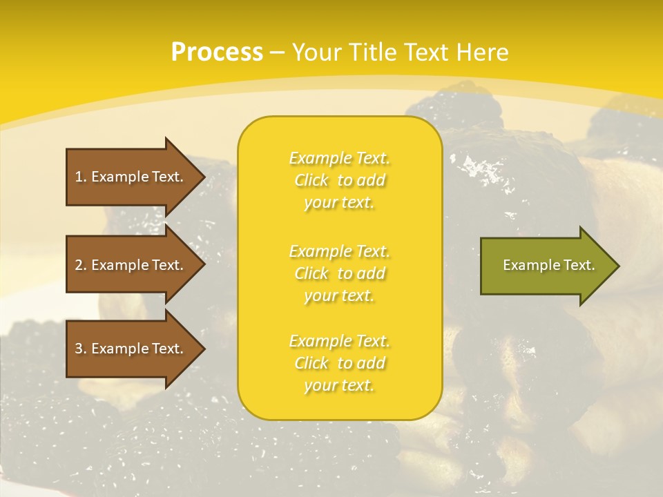 Garnish Blini Cake PowerPoint Template