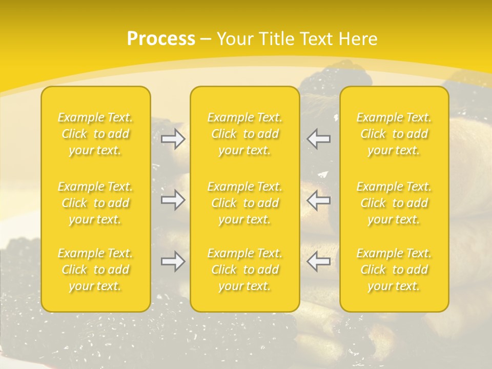 Garnish Blini Cake PowerPoint Template