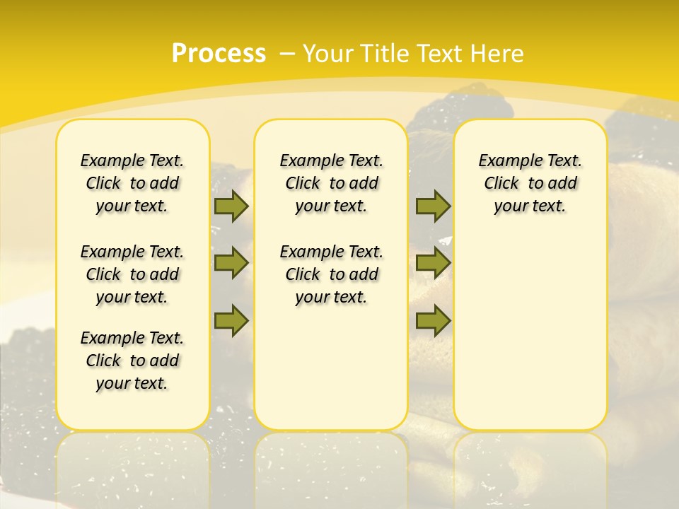 Garnish Blini Cake PowerPoint Template