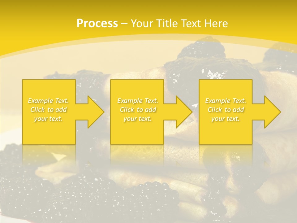 Garnish Blini Cake PowerPoint Template