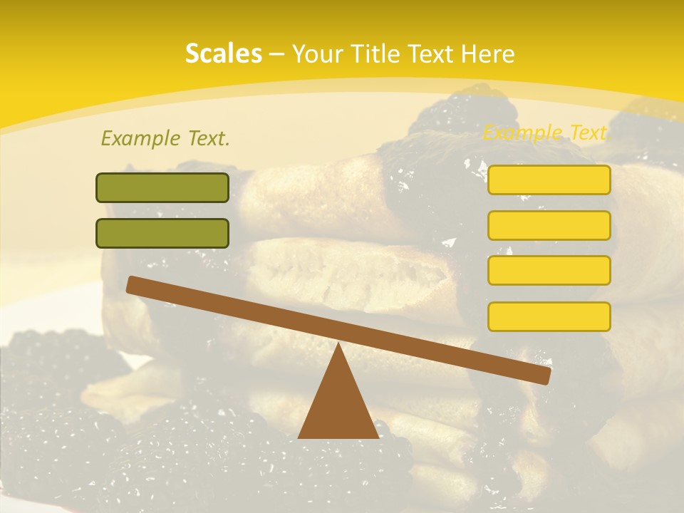 Garnish Blini Cake PowerPoint Template