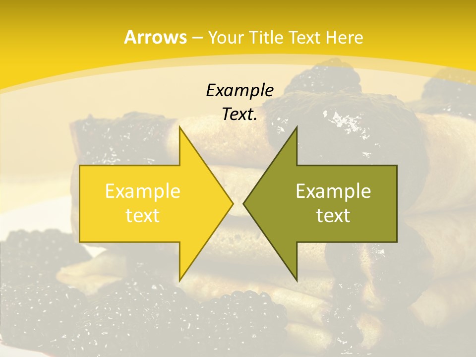 Garnish Blini Cake PowerPoint Template