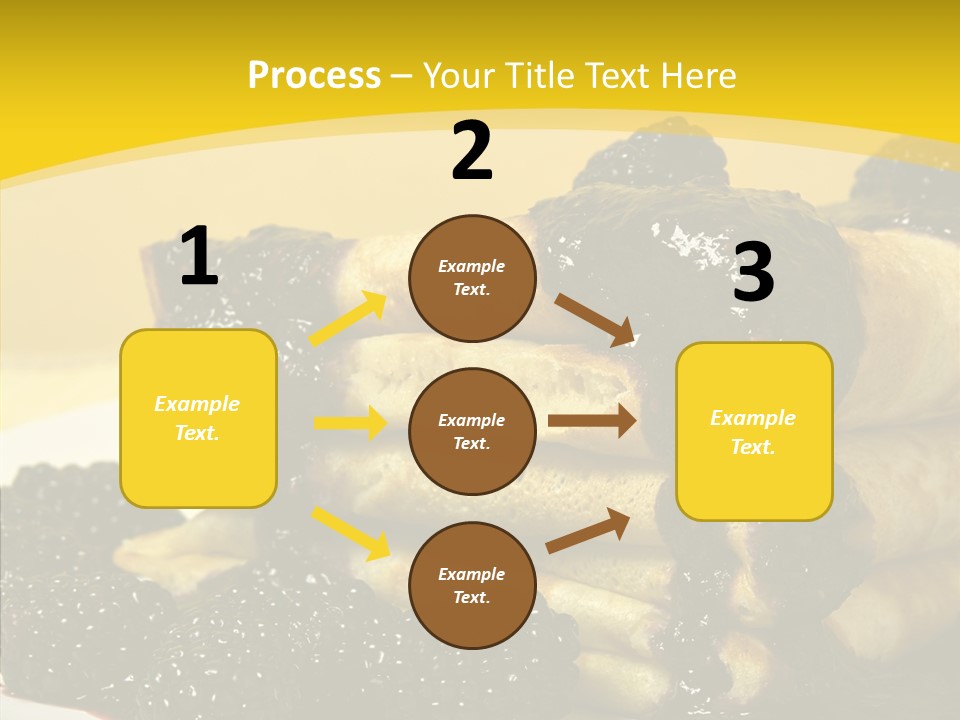 Garnish Blini Cake PowerPoint Template
