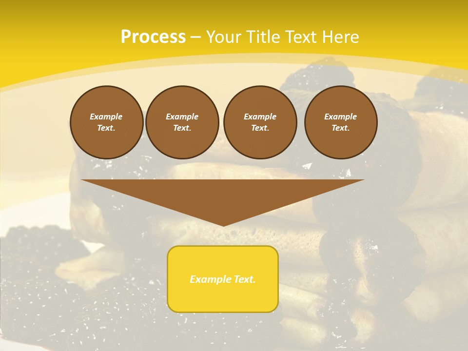 Garnish Blini Cake PowerPoint Template