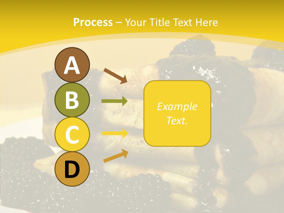 Garnish Blini Cake PowerPoint Template