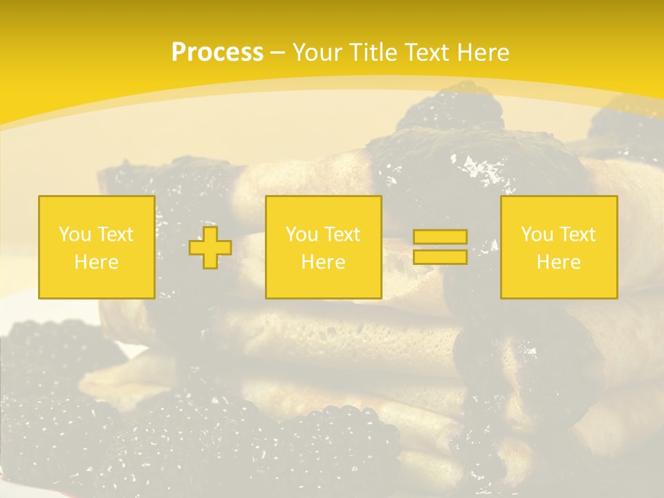 Garnish Blini Cake PowerPoint Template