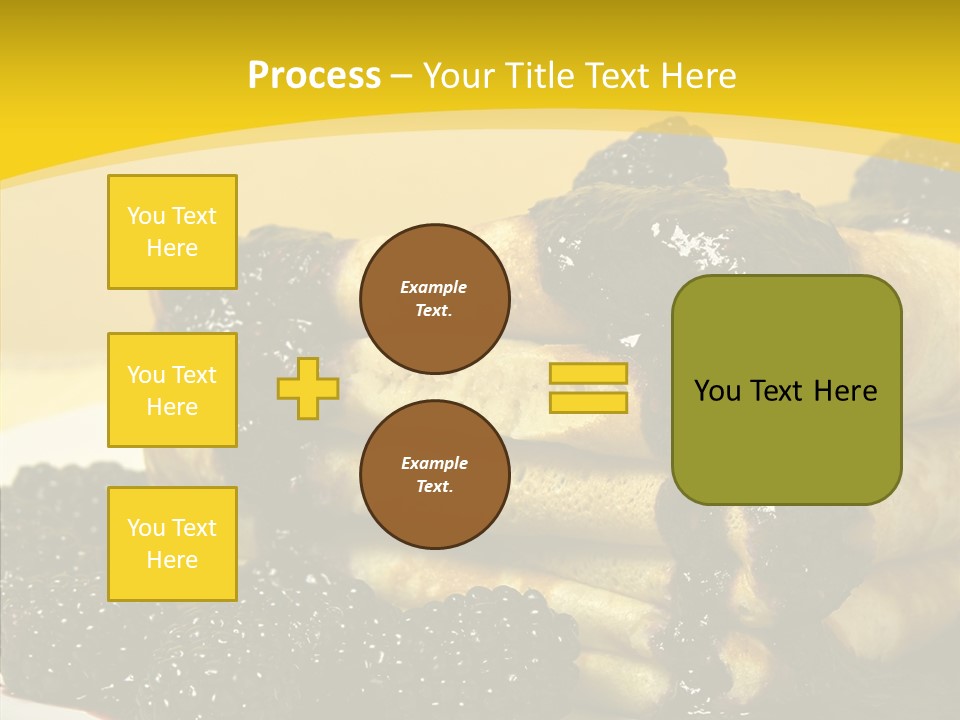 Garnish Blini Cake PowerPoint Template