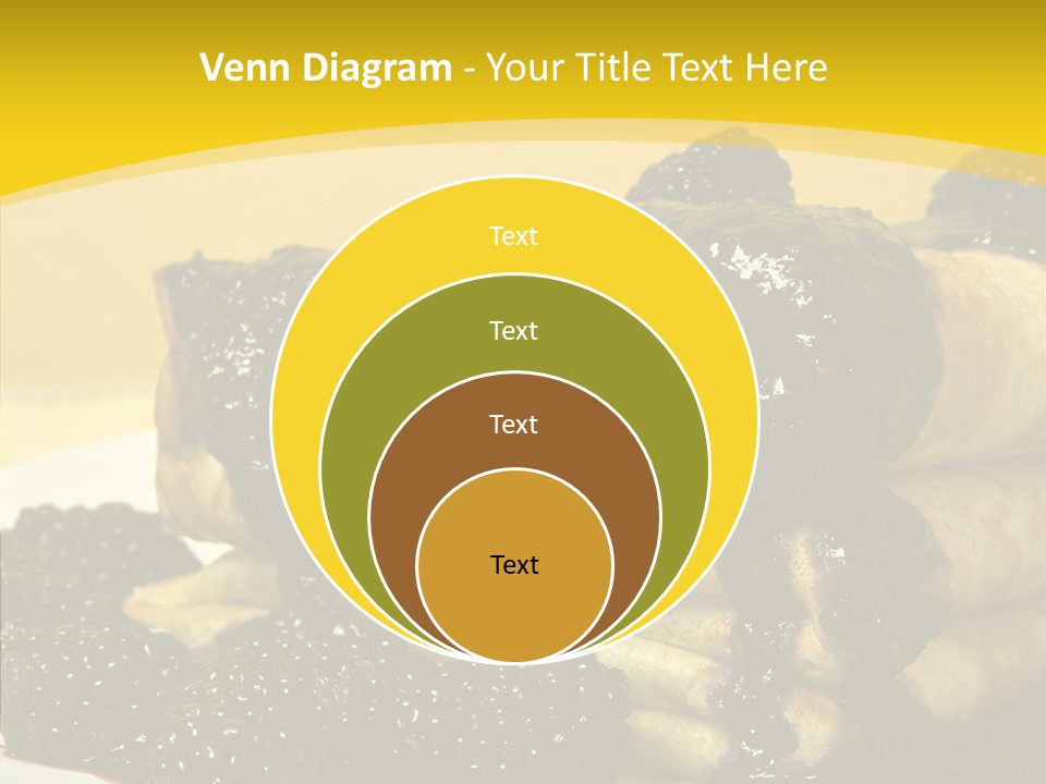 Garnish Blini Cake PowerPoint Template