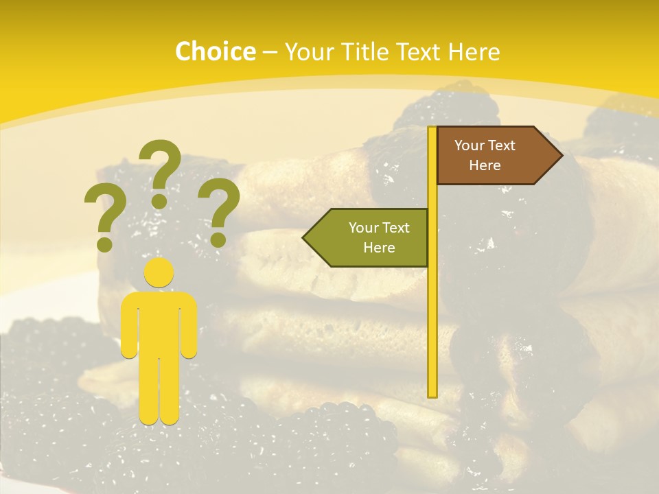 Garnish Blini Cake PowerPoint Template