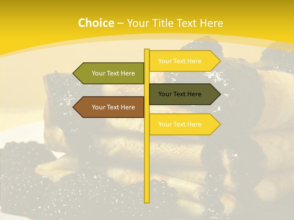 Garnish Blini Cake PowerPoint Template