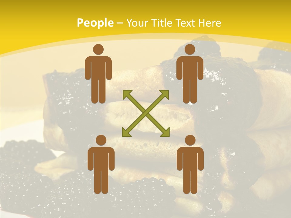 Garnish Blini Cake PowerPoint Template