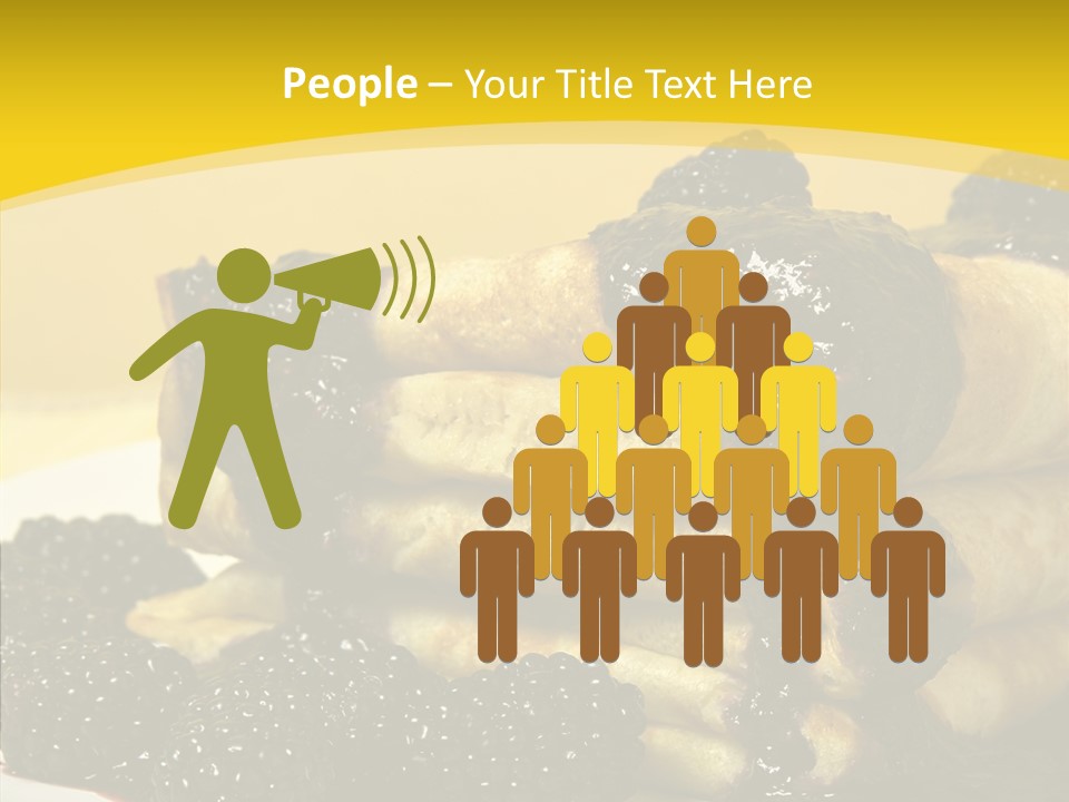 Garnish Blini Cake PowerPoint Template