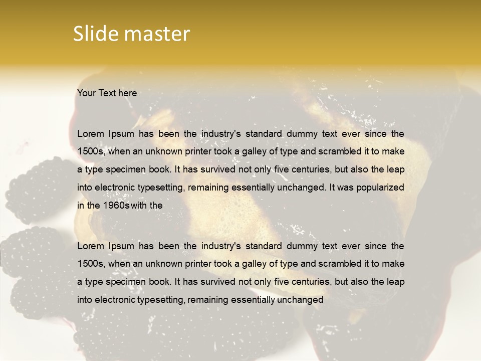 Tasty Healthy Pancake PowerPoint Template