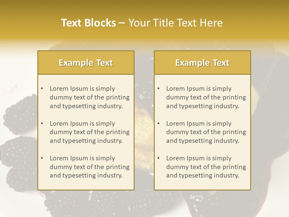 Tasty Healthy Pancake PowerPoint Template