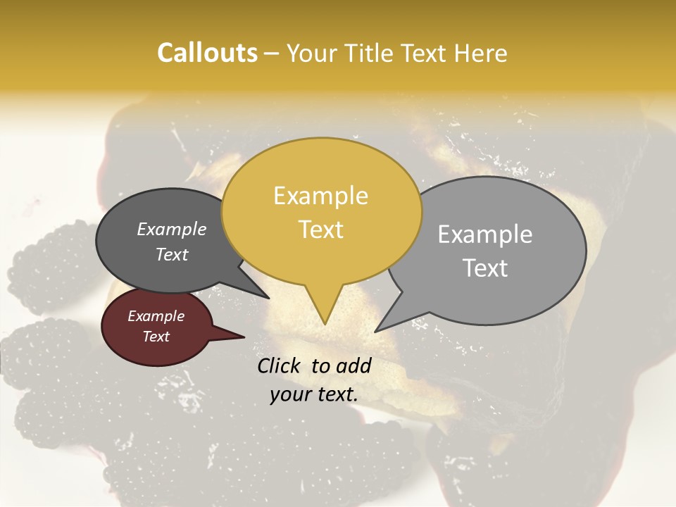 Tasty Healthy Pancake PowerPoint Template