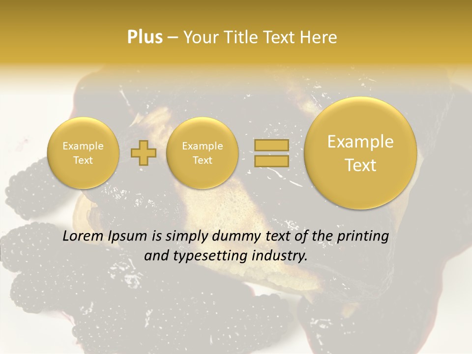 Tasty Healthy Pancake PowerPoint Template