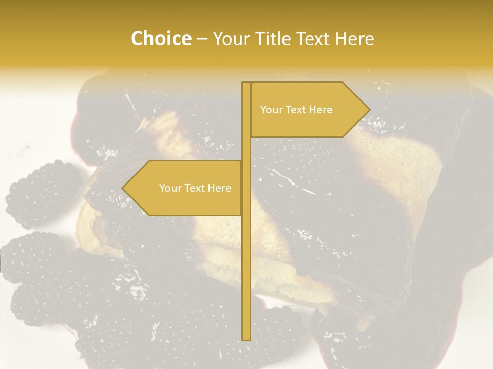 Tasty Healthy Pancake PowerPoint Template
