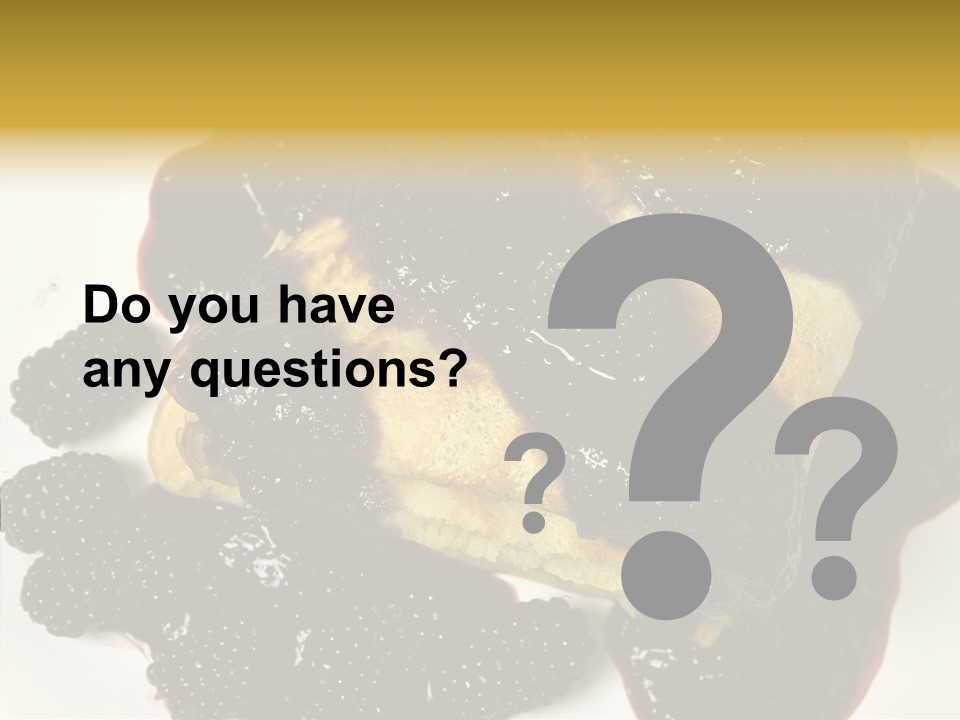 Tasty Healthy Pancake PowerPoint Template