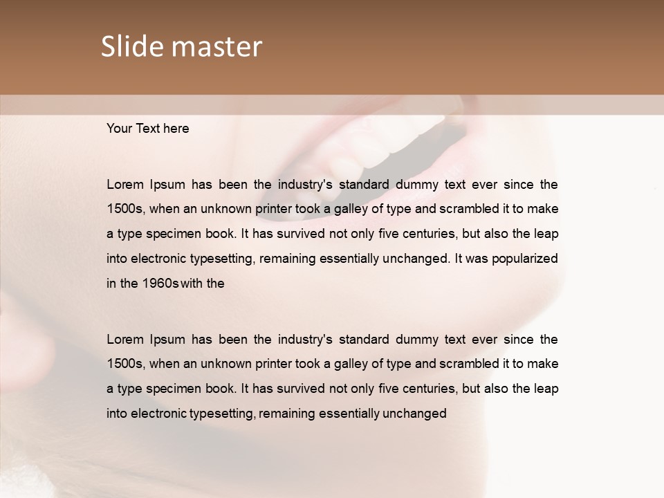 Office Happy Per On PowerPoint Template