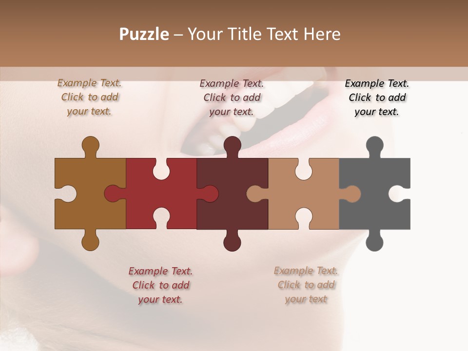 Office Happy Per On PowerPoint Template