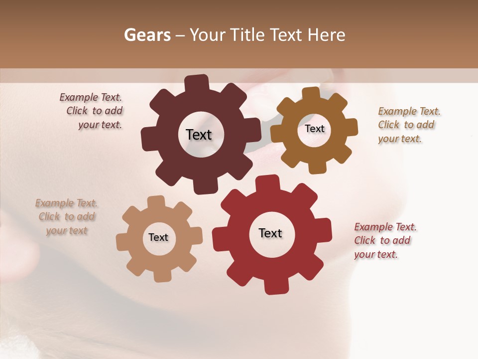 Office Happy Per On PowerPoint Template