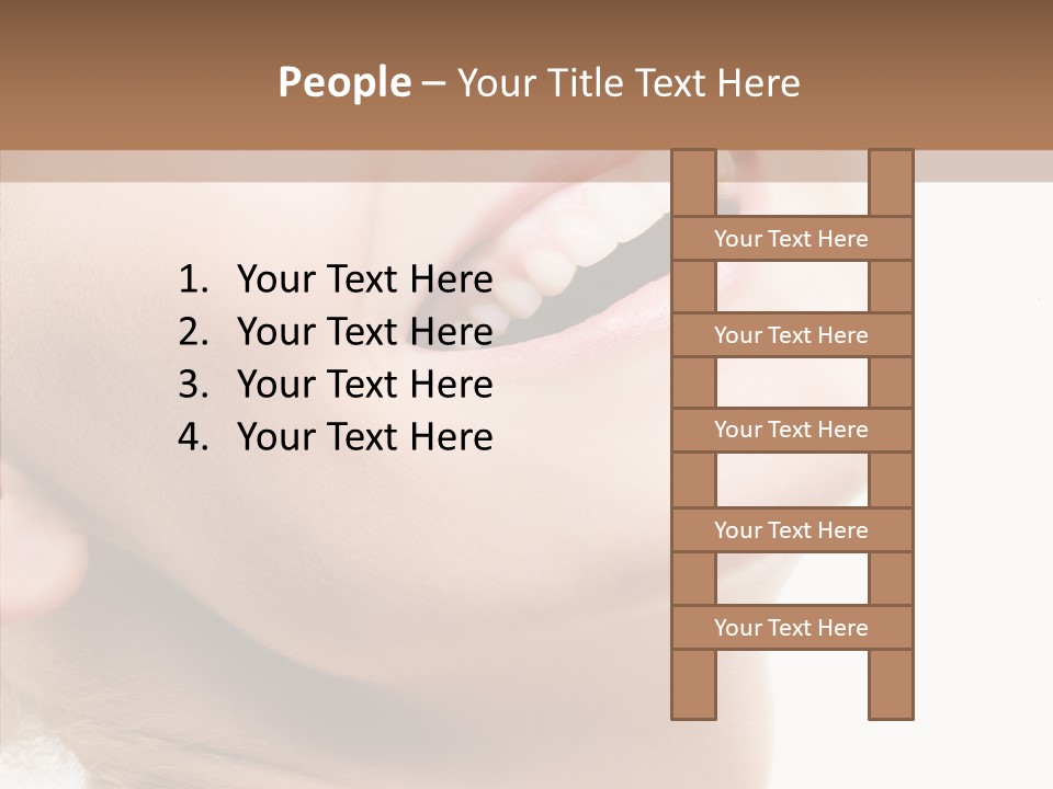 Office Happy Per On PowerPoint Template