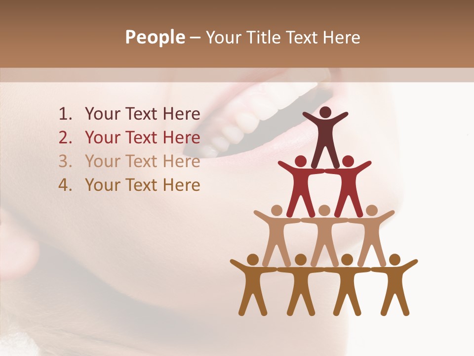 Office Happy Per On PowerPoint Template