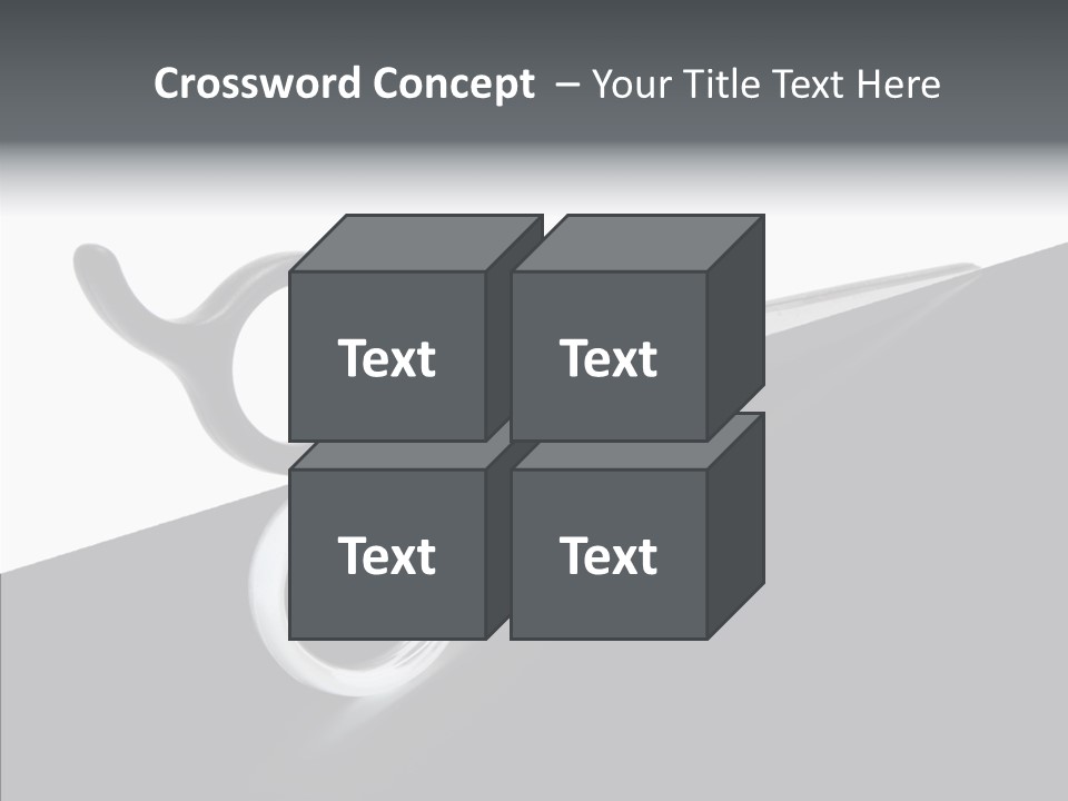 Designer Work Lock PowerPoint Template