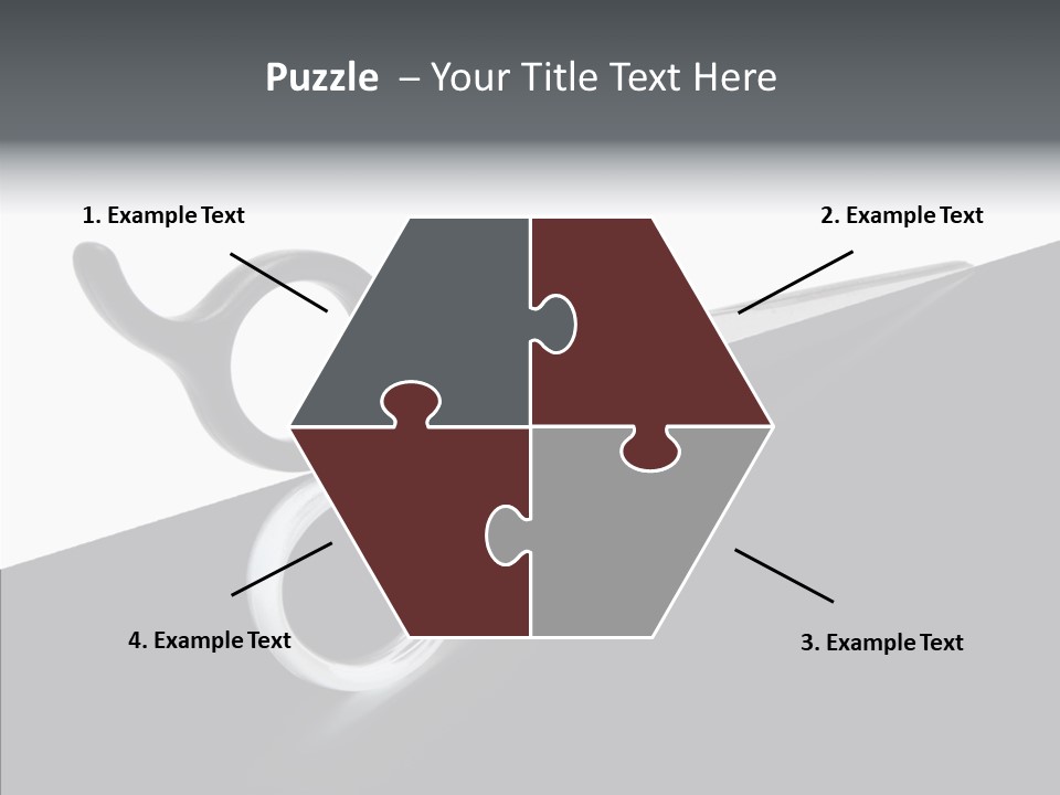 Designer Work Lock PowerPoint Template
