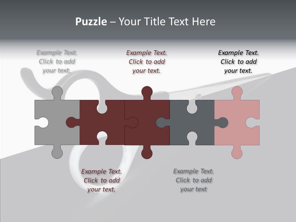 Designer Work Lock PowerPoint Template