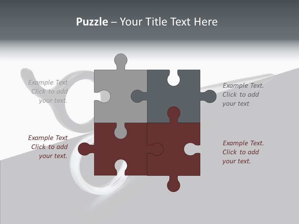 Designer Work Lock PowerPoint Template