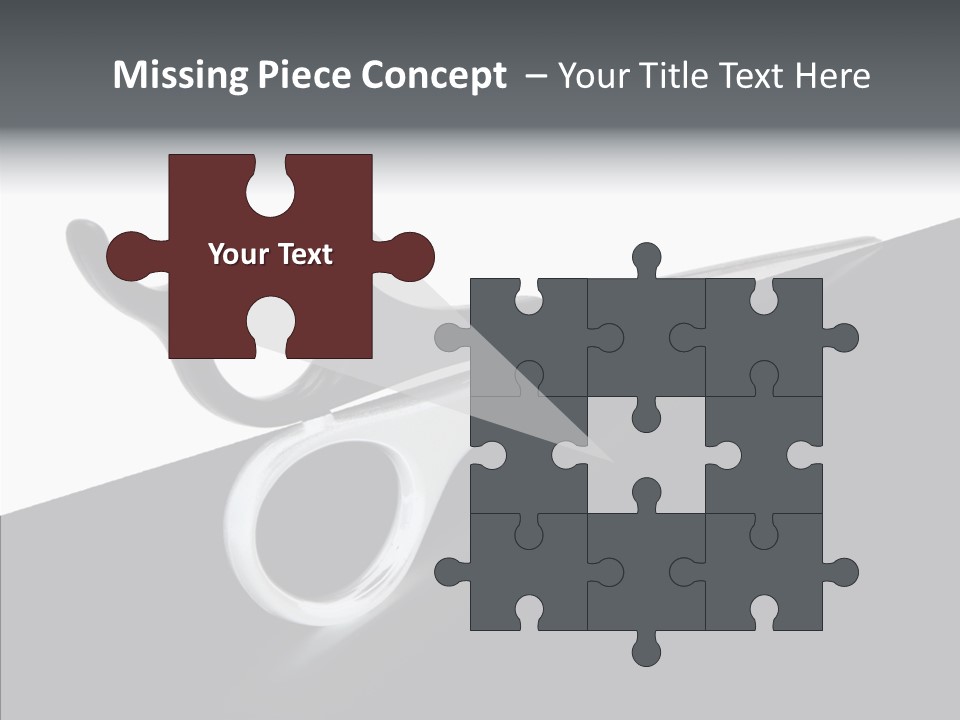 Designer Work Lock PowerPoint Template