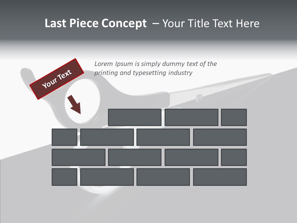 Designer Work Lock PowerPoint Template