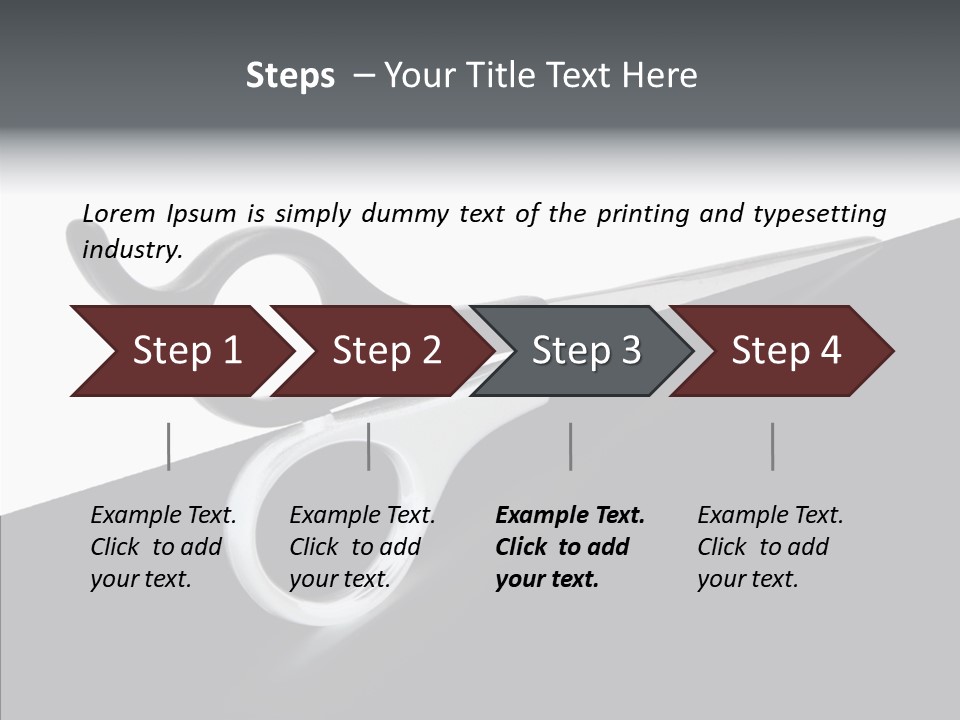 Designer Work Lock PowerPoint Template