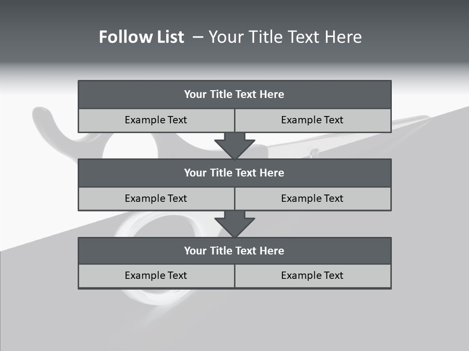 Designer Work Lock PowerPoint Template