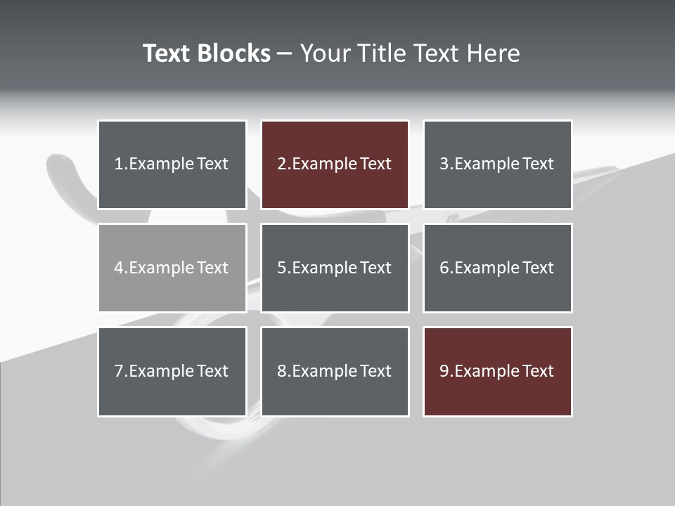 Designer Work Lock PowerPoint Template