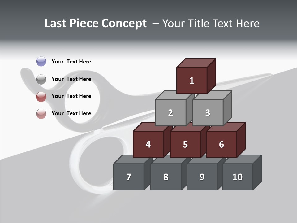 Designer Work Lock PowerPoint Template