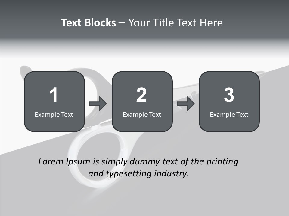 Designer Work Lock PowerPoint Template