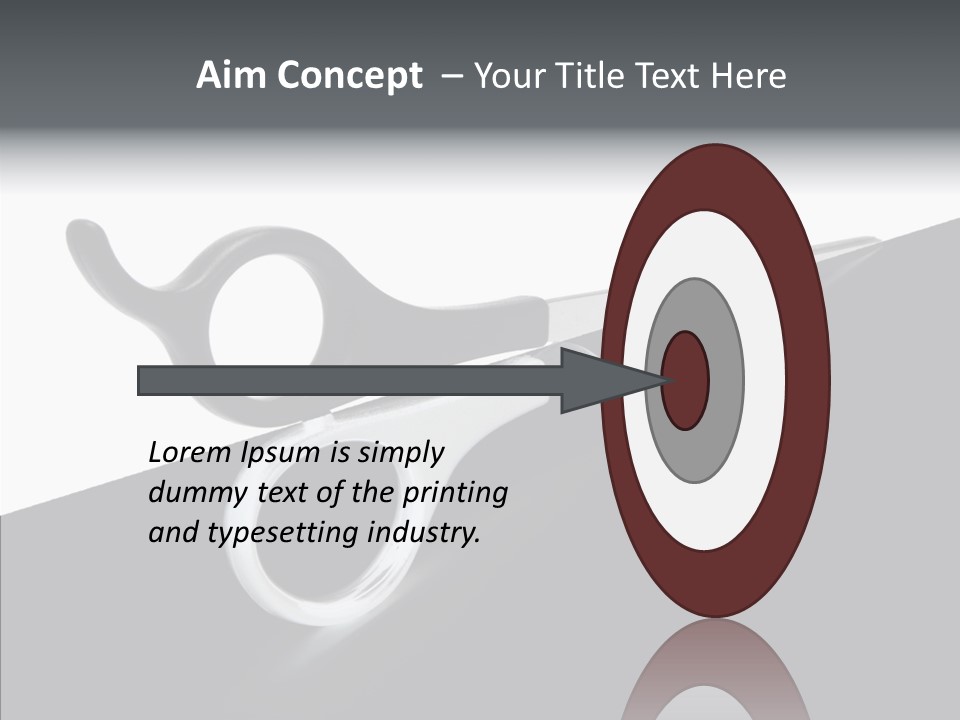 Designer Work Lock PowerPoint Template