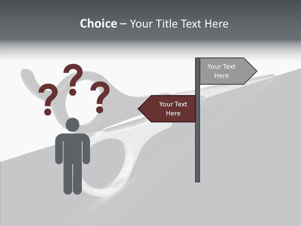 Designer Work Lock PowerPoint Template