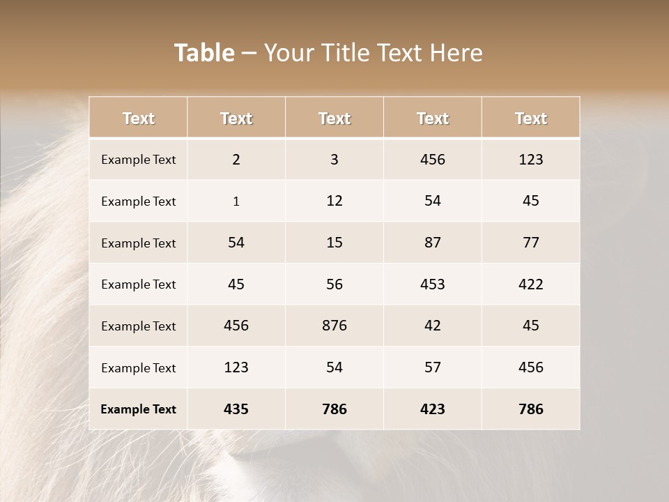 Feline Aggressive Pride PowerPoint Template