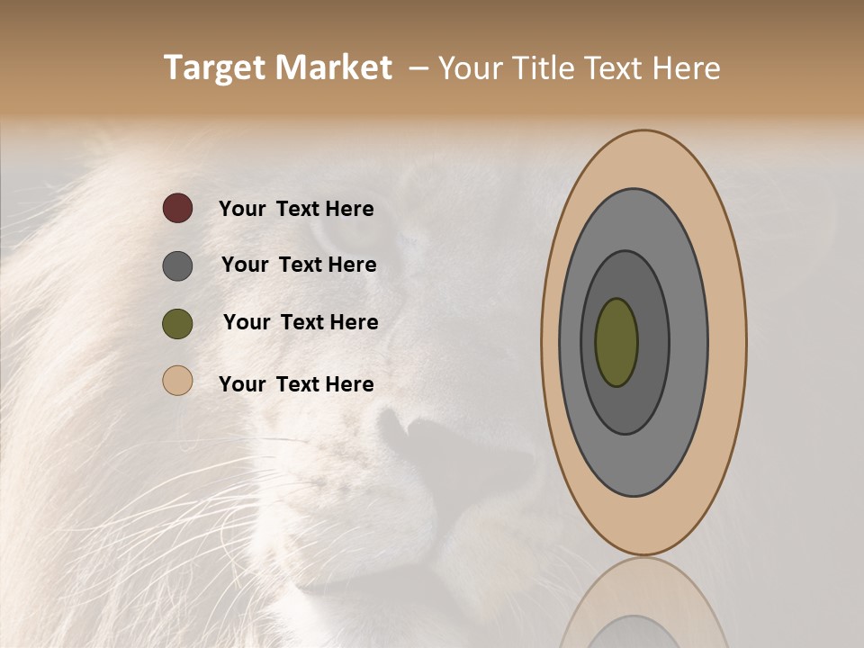 Feline Aggressive Pride PowerPoint Template