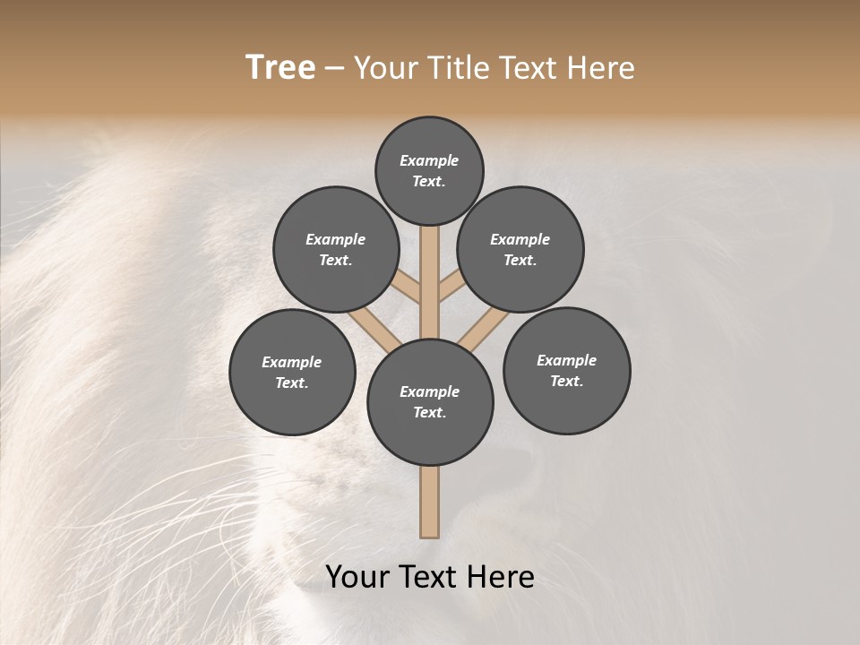 Feline Aggressive Pride PowerPoint Template