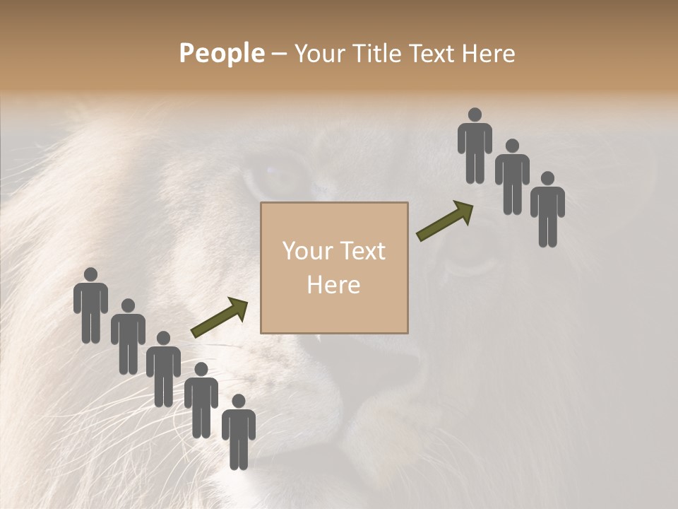 Feline Aggressive Pride PowerPoint Template