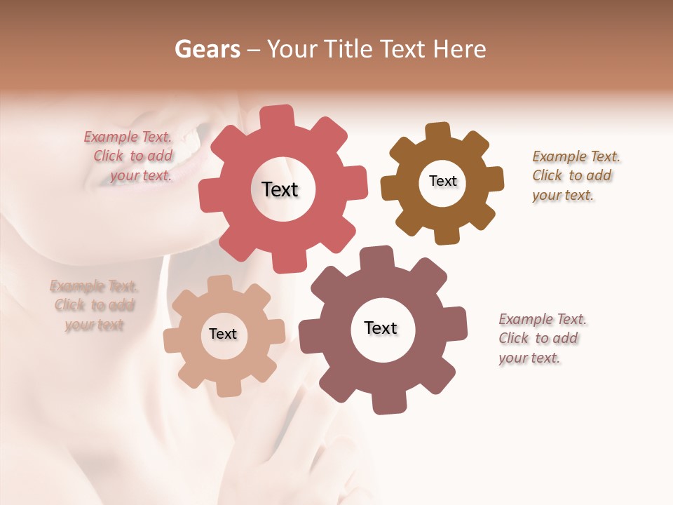 Chair Teamwork Company PowerPoint Template