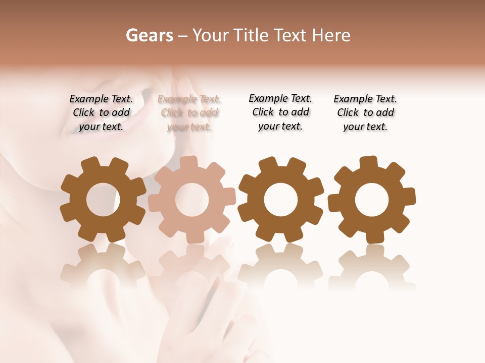 Chair Teamwork Company PowerPoint Template