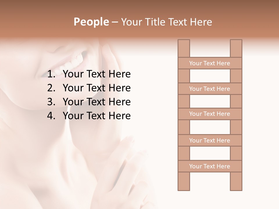 Chair Teamwork Company PowerPoint Template